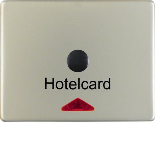 Накладка для карточного вимикача для готелів, сталевий лак, ARSYS 16419004